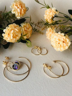 Imagem do BRINCO DE ARGOLA LISA PEQUENA