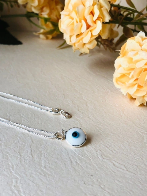 COLAR EM PRATA 925 OLHO GREGO