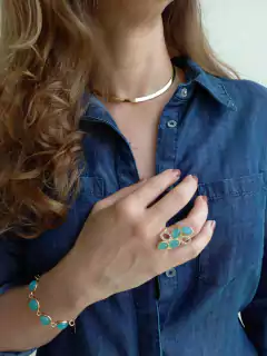 COLAR CHOKER BANHO OURO 18K - comprar online