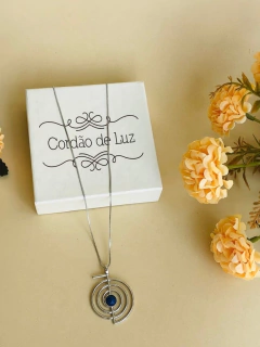 COLAR RÓDIO CHOKUREI PEDRA NATURAL SODALITA - comprar online