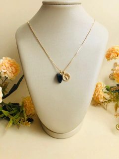 COLAR SIGNO DE ÁRIES COM PEDRA NATURAL ESTRELA - Cordão de Luz Joias Finas