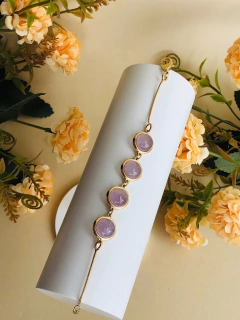 Imagem do PULSEIRA QUATRO PEDRAS AMETISTA