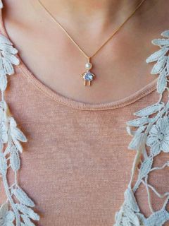 COLAR PERSONALIZADO FILHOS COM PINGENTE - Cordão de Luz Joias Finas