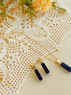 CONJUNTO CHAPA PEDRA NATURAL SODALITA