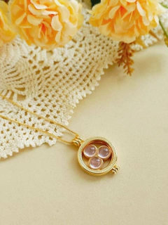 MANDALA MIX DE PEDRA NATURAL PARA RELICÁRIO CÁPSULA