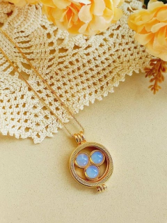 MANDALA MIX DE PEDRA NATURAL PARA RELICÁRIO CÁPSULA - loja online