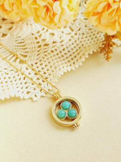 MANDALA MIX DE PEDRA NATURAL PARA RELICÁRIO CÁPSULA na internet