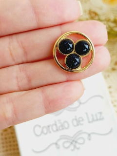 MANDALA MIX DE PEDRA NATURAL PARA RELICÁRIO CÁPSULA