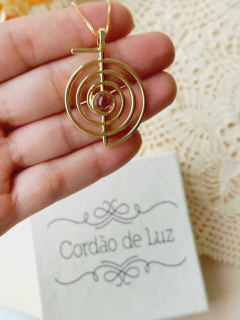 COLAR CHOKUREI PEDRA NATURAL AMETISTA - comprar online