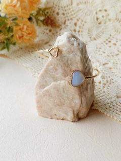 BRACELETE PULSEIRA EM FORMATO DE CORAÇÃO - Cordão de Luz Joias Finas