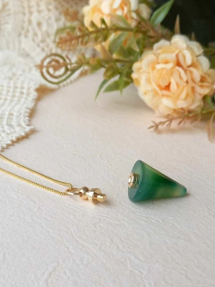 COLAR PENDULO DIFUSOR AROMATICO PARA ÓLEOS ESSENCIAIS - Cordão de Luz Joias Finas