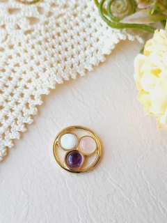 MANDALA MIX DE PEDRA NATURAL PARA RELICÁRIO CÁPSULA - loja online