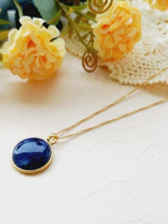 Imagem do COLAR ESTRELA DE DAVI COM PEDRA NATURAL