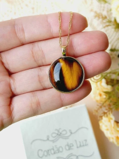 COLAR ESTRELA DE DAVI COM PEDRA NATURAL na internet