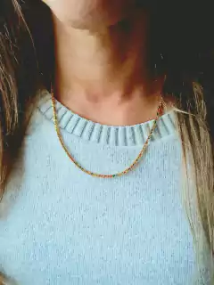 COLAR RIVIERA CRAVEJADO DE ZIRCONIAS COLORIDAS - comprar online