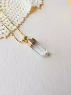 COLAR PRISMA GEOMÉTRICO PEDRA NATURAL - comprar online