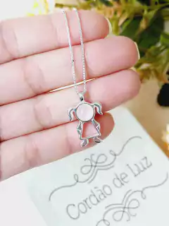 COLAR PERSONALIZADO FILHOS MENINO E MENINA PRATA 925 - comprar online