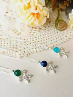 COLAR PERSONALIZADO FILHOS MENINO E MENINA PRATA 925 - Cordão de Luz Joias Finas