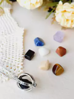 COLAR CHAMADOR DE ANJOS E DIFUSOR AROMATICO HOOPONOPONO COM PEDRAS NATURAIS na internet