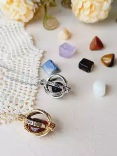 COLAR CHAMADOR DE ANJOS E DIFUSOR AROMATICO HOOPONOPONO COM PEDRAS NATURAIS - comprar online