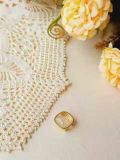 Imagem do PINGENTE AVULSO QUADRADO EM PEDRA NATURAL PARA CHOKER