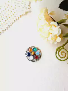 Imagem do MANDALA AVULSA 7 CHAKRAS PARA RELICÁRIO CÁPSULA