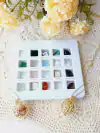 KIT COLAR COM 20 PEDRAS NATURAIS CHAMADOR DE ANJO E DIFUSOR AROMATICO