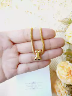 COLAR CORRENTE RABO DE RATO COM OSSINHO - comprar online