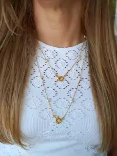 COLAR FECHO BÓIA COM PEROLA SHELL na internet