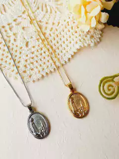COLAR MEDALHA NOSSA SENHORA DE FÁTIMA