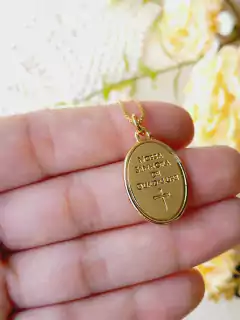 COLAR MEDALHA NOSSA SENHORA DE GUADALUPE - Cordão de Luz Joias Finas