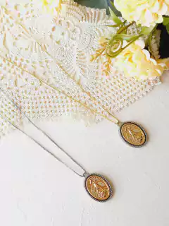 COLAR MEDALHA ARCANJO MIGUEL