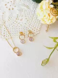 CONJUNTO PEDRA NATURAL AMETISTA - comprar online