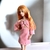 Vestido curto manga flare detalhe busto