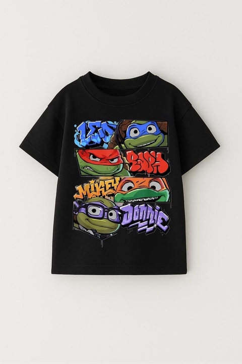 Camiseta Tartarugas Ninja do 2 ao 12