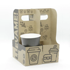 Canasta Porta 2 Vasos (100 U) - Cemave Descartables SRL