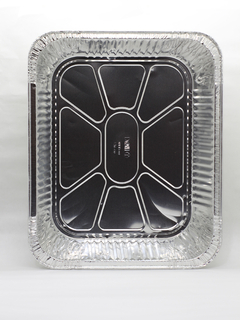 Bandeja Aluminio Rectangular 136 oz 4000 ml (12 un) en internet