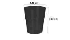 Vaso Negro PS 50 cc (500 U) en internet