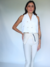 BARBARA - calça prada com lapela off white - VDL . . . VOU DE LEGGING