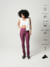 MEGAN - calça com costura no quadril fúcsia - comprar online