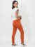 Calça legging aveludada para o inverno