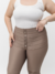 Calça prada flare cintura alta