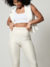 Calça legging branca não marca treino academia casual não marca