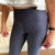 calça legging academia chumbo brilho