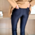 Calça prada flare preta com ziper na cintura bolso elegante