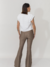 Calça prada flare com botões