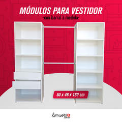 Vestidor en módulos hasta 1.95 de ancho x 1.80 de alto - comprar online
