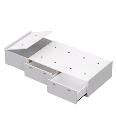 Cama Box Sommier 1 Plaza Blanco - comprar online