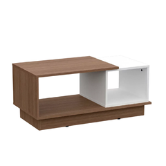 Mesa Ratona de Centro Milenial Blanco con Carvalho Messo - comprar online