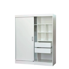 Placard 1.50 con 2 Puertas Corredizas y 2 Cajones Blanco - comprar online